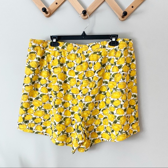 MAUBY Marigold Poppy French Terry Shorts | Size 1X - Picture 4 of 7